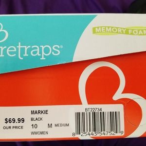 Womens black flat dress shoes